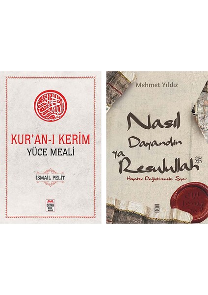 Kur’an-I Kerim Yüce Meali / Nasıl Dayandın Ya Resulullah (2 Kitap Set)