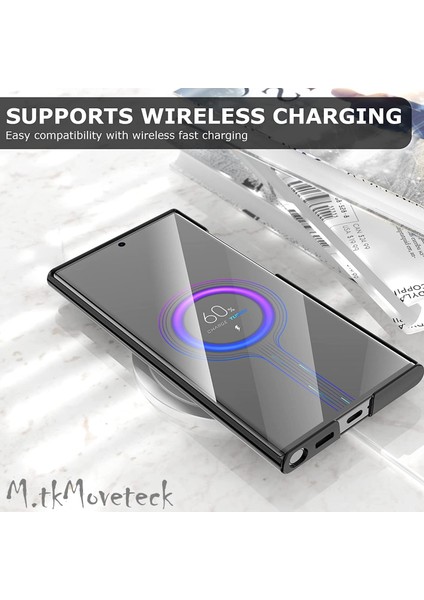 Samsung Galaxy S23 Ultra Uyumlu Kılıf Kamera Korumalı Karbon Arkası Şeffaf Clear Sararma Yapmaz L Standlı Dikey Yatay Ayarlanabiir fırsatları