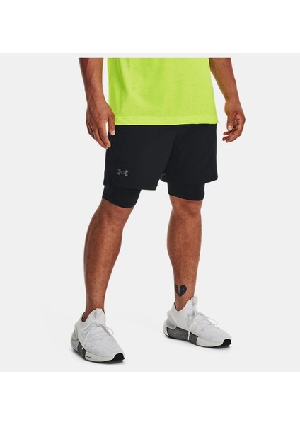 Erkek UA Vanish Dokuma 2’si 1 Arada Şort 1373764-002