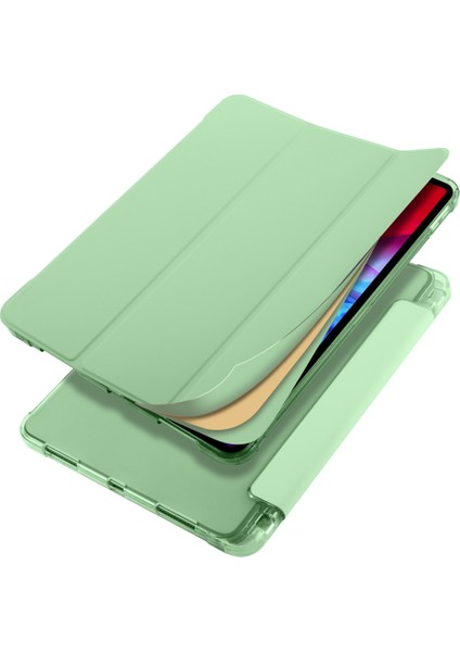 iPad Pro 11 (2020) / iPad Pro 11 (2018) Deri Kılıf Yeşil (Yurt Dışından)