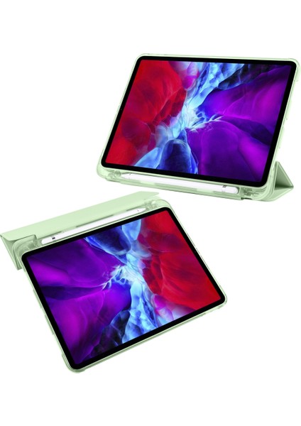 iPad Pro 11 (2020) / iPad Pro 11 (2018) Deri Kılıf Yeşil (Yurt Dışından) modelleri