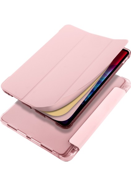 iPad Pro 11 (2020) / iPad Pro 11 (2018) Deri Kılıf Pembe (Yurt Dışından)