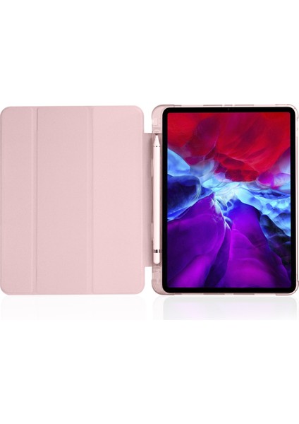 iPad Pro 11 (2020) / iPad Pro 11 (2018) Deri Kılıf Pembe (Yurt Dışından) fırsatları