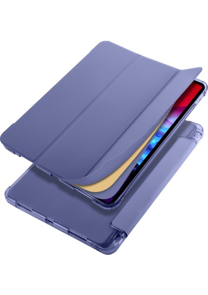 iPad Pro 11 (2020) / iPad Pro 11 (2018) Deri Kılıf Mor (Yurt Dışından)