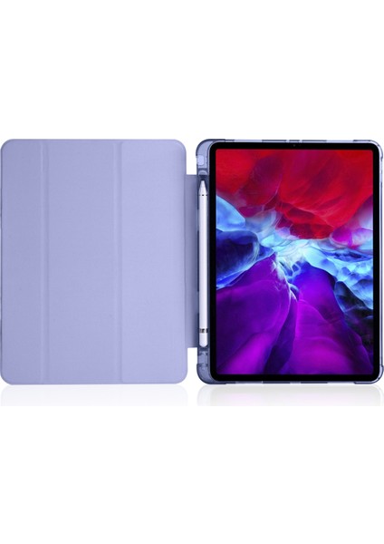 iPad Pro 11 (2020) / iPad Pro 11 (2018) Deri Kılıf Mor (Yurt Dışından) fırsatları