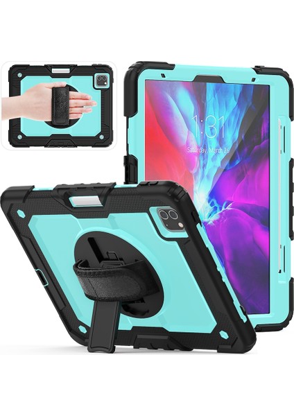 iPad Pro 11 inç 2020 Bebek Mavisi İçin Zor Kılıf (Yurt Dışından)