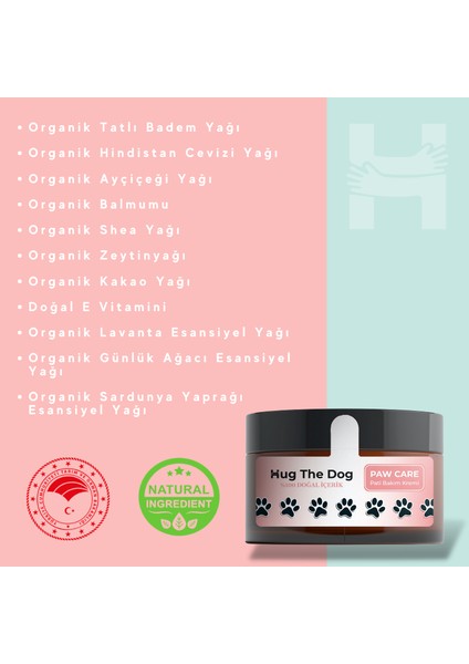 Hug The Dog Paw Care- Köpek Pati Bakım Kremi 30 ml