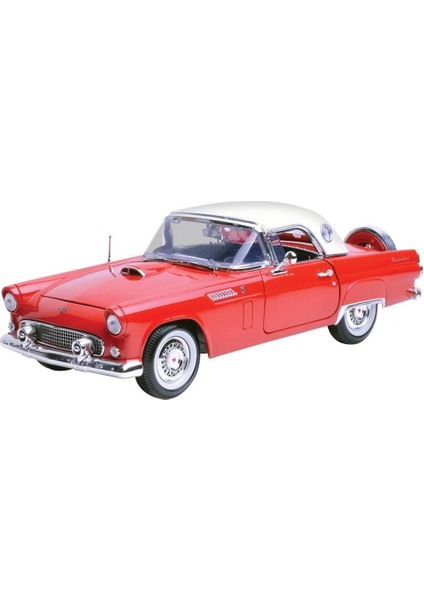 Koleksiyonerler Için 1956 Model Ford Thunderbird 1:18 Ölçek