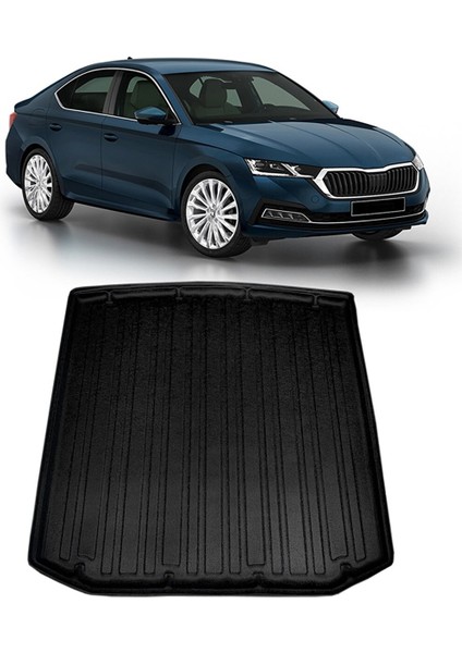 Skoda Octavıa Sedan 2021 Sonrası 3D Lüx Bagaj Havuzu