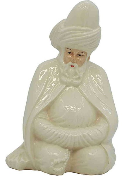 Seramik Mevlana Figür 17 cm