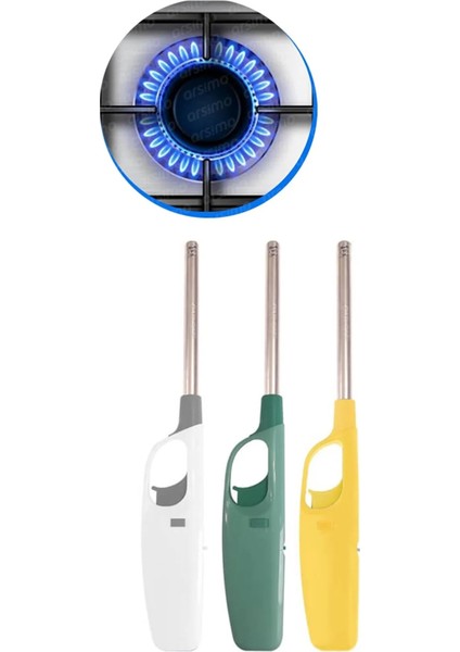 Kaliteli Doldurulabilir Mutfak Çakmağı 3 Adet