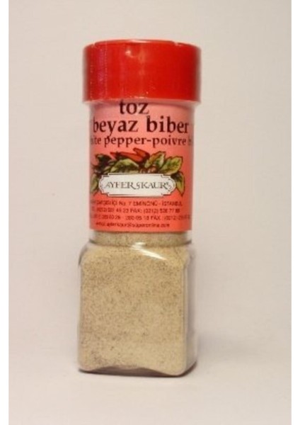 Beyaz Biber Toz 70 gr