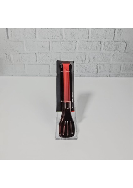 Paslanmaz Çelik Izgara Maşası Lüx Gold Mutfak Maşası Kırmızı