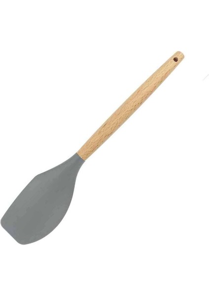 Silikon Sıyırma Spatulası, Ahşap Sap