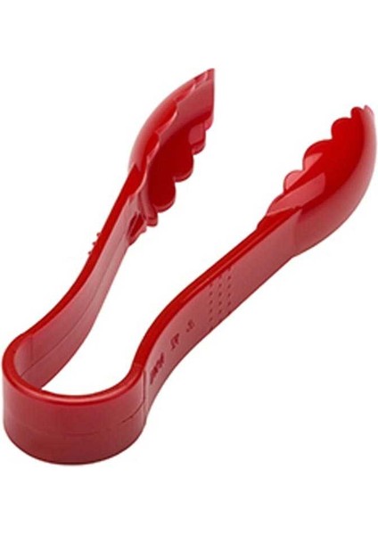 Plastik Salata Maşası, Polikarbonat, No: 1, 150 Mm, Kırmızı