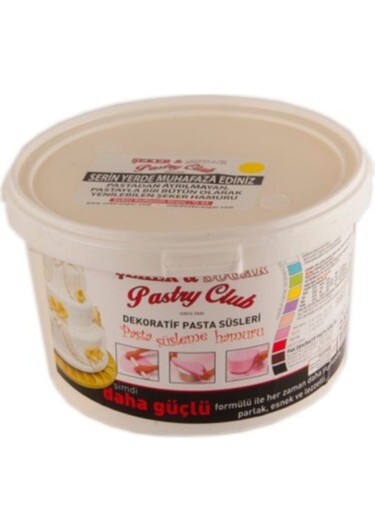 Şeker Hamuru 2.5 kg Sarı