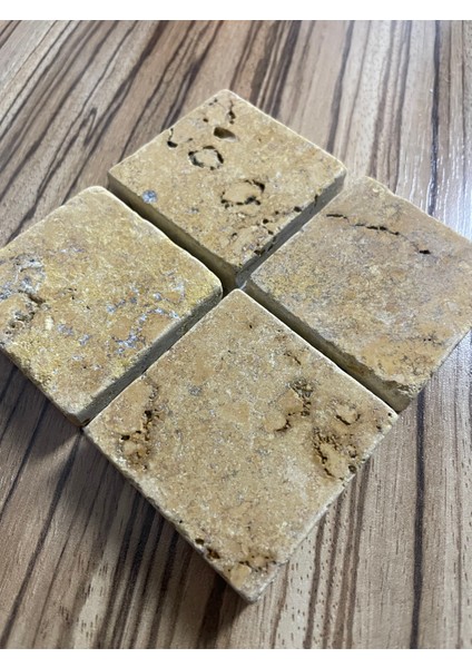 Gold Traverten Bardak Altlığı