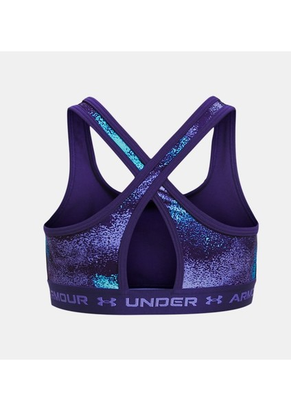 Under Armour Kız Çocuk UA Crossback Baskılı Spor Sütyeni 1369972-468