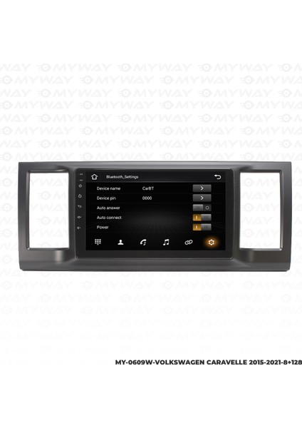 Vw Caravelle Android Multimedya Carplay Navigasyon Ekran - 8gb RAM+128 GB HDD - Myway modelleri