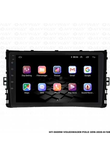 Vw Polo Android Multimedya Carplay Navigasyon Ekran - 8gb RAM+128 GB HDD - Myway indirimleri