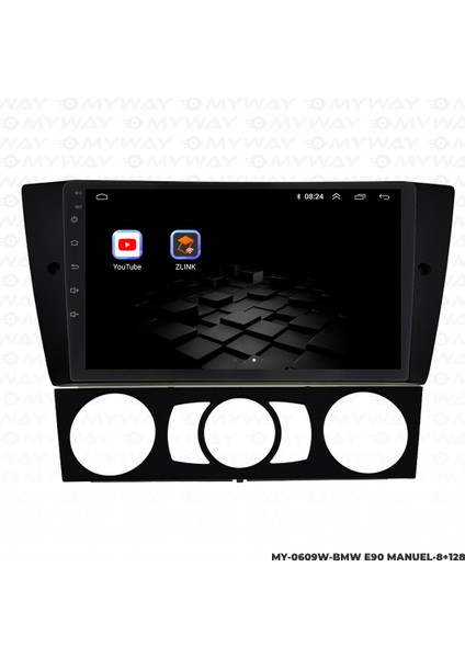 Bmw E90 Android Multimedya Carplay Navigasyon Ekran - 8gb RAM+128 GB HDD - Myway