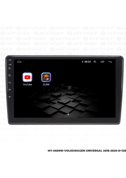 Vw Golf 7.5 Android Multimedya Carplay Navigasyon Ekran - 8gb RAM+128 GB HDD - Myway