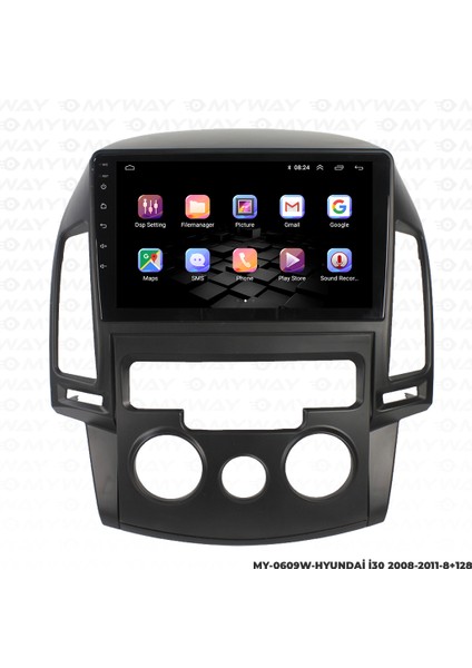 Hyundai I30 Android Multimedya Carplay Navigasyon Ekran - 8gb RAM+128 GB HDD - Myway indirimleri