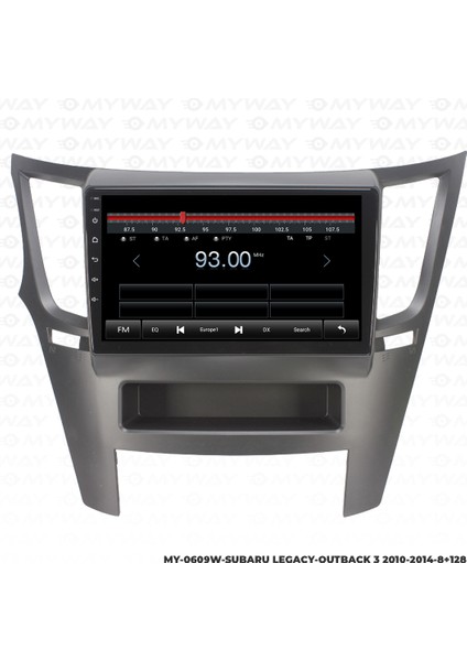 Subaru Outback 3 Android Multimedya Carplay Navigasyon Ekran - 8gb RAM+128 GB HDD - Myway modelleri