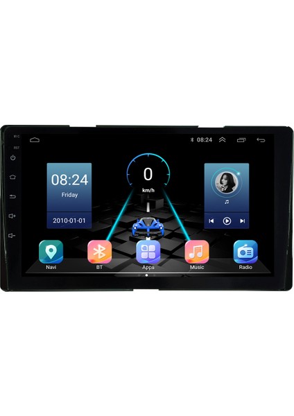 Toyota Corolla Android Multimedya Carplay Navigasyon Ekran - 8gb RAM+128 GB HDD - Myway modelleri
