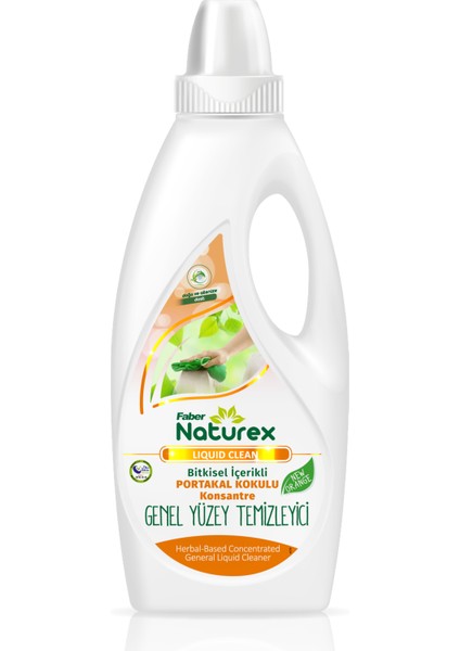 Liquid Clean Portakallı Yer ve Yüzey Genel Temizleyici (1 L Şişe)