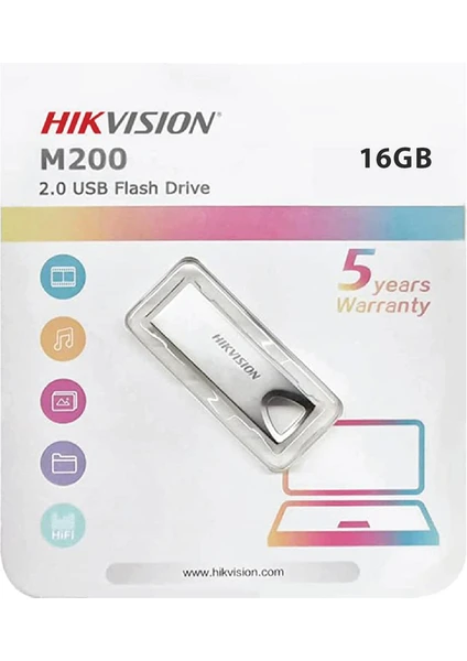 16GB Usb2.0 HS-USB-M200-16G Flash Bellek