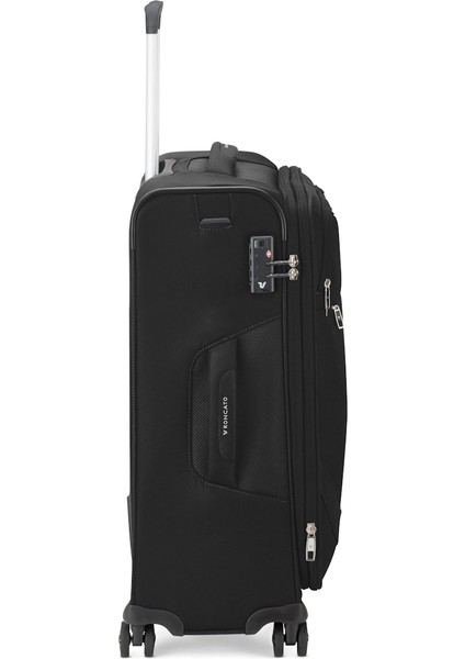 Valiz 41621201-01 Roncato Joy Medıum Trolley Expandable 63 cm 63X4 x 7/31 L70/78 Wıth Tsa Nero