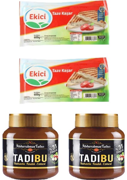 Tadıbu 2 x 330 gr + Ekici Taze Kaşar Peyniri 2 x 600 gr