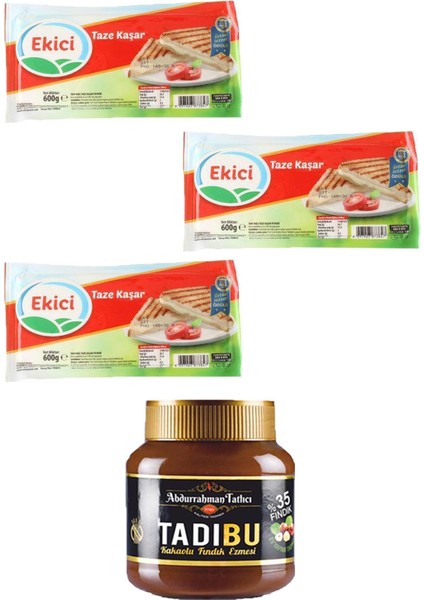 Tadıbu 330 gr + Ekici Taze Kaşar Peyniri 3 x 600 gr
