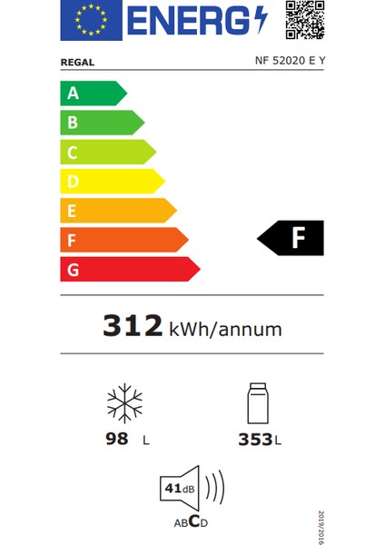 Nf 52020 E Y No-Frost Buzdolabı