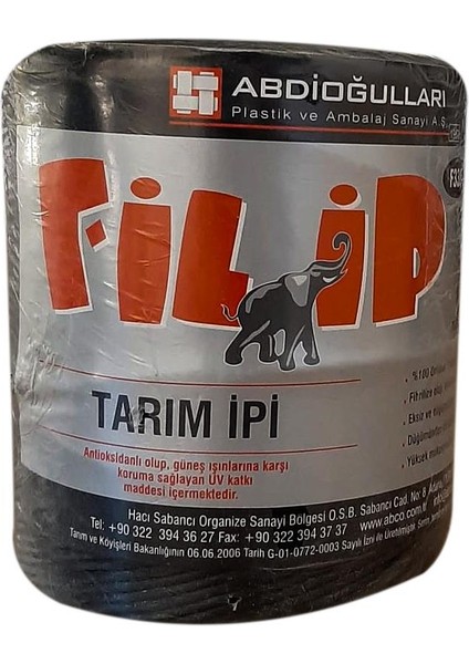 Sera Trend Filip Siyah Tarım Ipi 1 kg Tarım Ipi Paketleme Ambalaj Ipi Bağlama Ipi