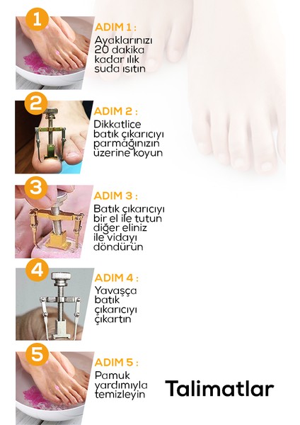 Tırnak Batık Çıkarıcı Alet