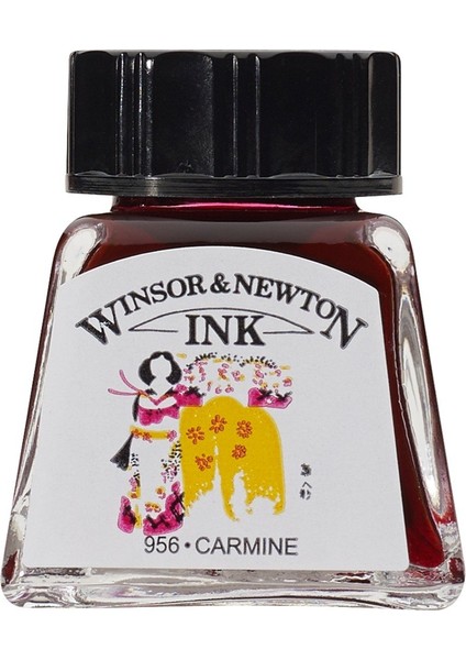 Drawing Ink Çini Mürekkebi 14ML 127 Carmine