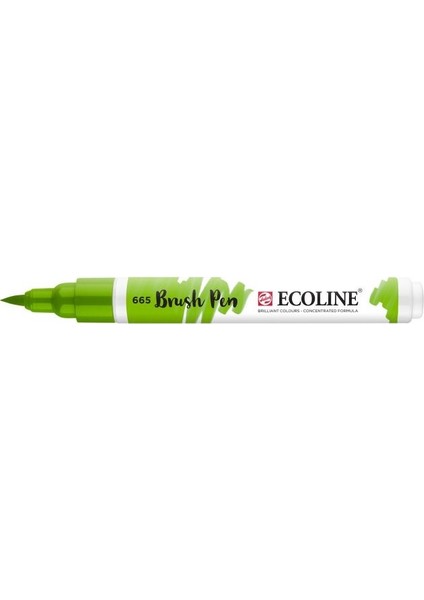 Ecoline Brush Pen Fırça Uçlu Kalem 665 Spring Green
