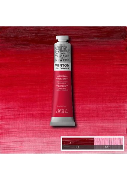 Yağlı Boya 200 Ml. 1 Permanent Alizarin Crimson