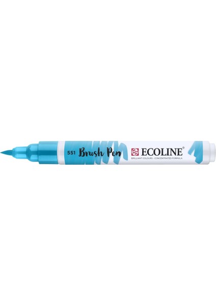 Ecoline Brush Pen Fırça Uçlu Kalem 551 Sky Blue Light