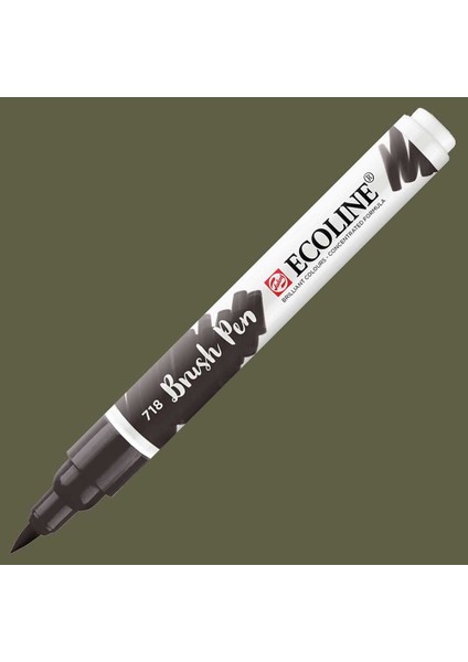 Ecoline Brush Pen Fırça Uçlu Kalem 718 Warm Grey