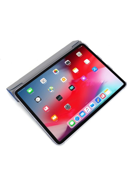 iPad Pro 11 2018 İçin Deri Kılıf Kırmızı (Yurt Dışından)