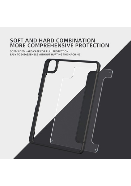 iPad Pro 11 2020 Beyaz İçin Manyetik Deri Akıllı Kılıf (Yurt Dışından) modelleri