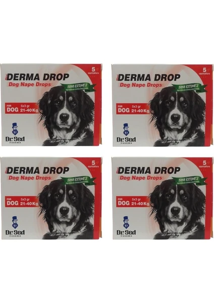 Dr Sed Pharma Derma 21-40 kg Köpek Ense Damla 4 Kutu