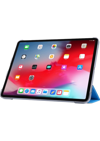 iPad Pro 11 inç 2020 Açık Mavi İçin Deri Kasa (Yurt Dışından)