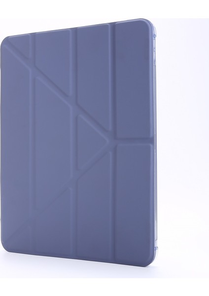 iPad Pro 11 (2020 / 2018) İçin Çok Katlı Deri Kasa Mor (Yurt Dışından)