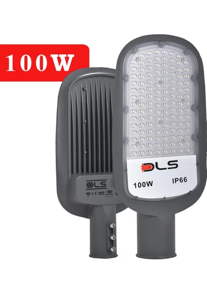 100W LED Yol Sokak Armatür Dls Park Bahçe Çevre Site Bina Dış Mekan Lamba Aydınlatma Ledli Sokak Armatürü