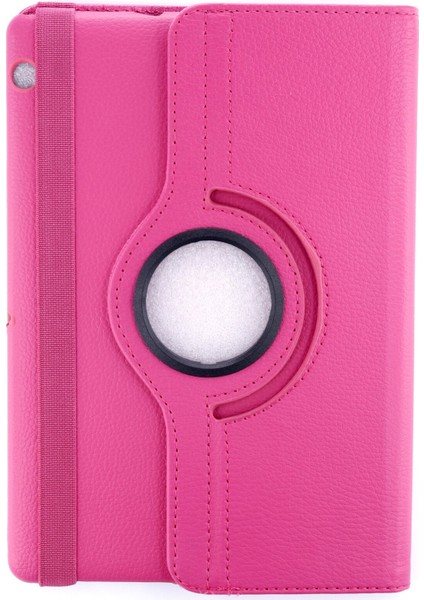 Happycase Huawei Mediapad T3 10 / 9.6 Kılıf 360 Tablet Dönerli  Kılıf - Pembe