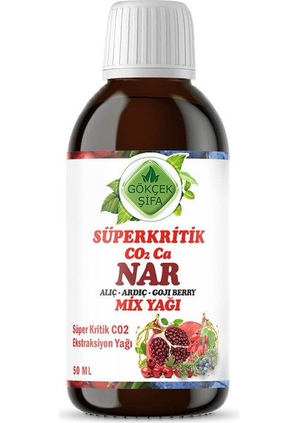 Nar Süperkritik Mix Yağı 50 ml (POMEGRANETE SUPERCRİTİCAL MİX OİL)